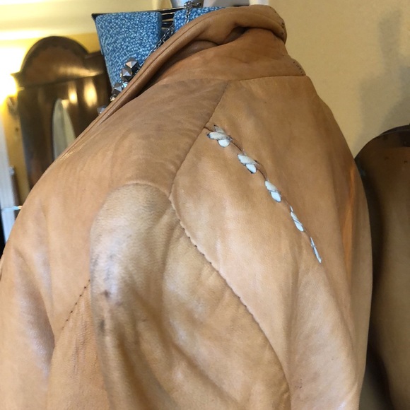 Vintage Hand Stitched Leather Jacket - Picture 4 of 7